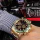 Perfect Replica Rolex Daytona Multicolor Diamond Bezel All Gold Oyster Band 43mm Watch (2)_th.jpg
